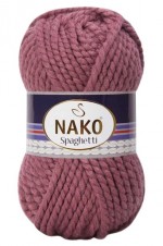 Pletací příze Nako Spaghetti 327 - růžová